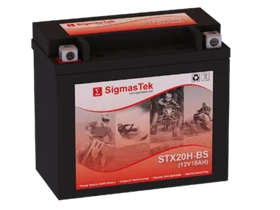 SigmasTek STX20H-BS SLA Battery Replacement for Arctic Cat ZR 8000 800CC 2014-21