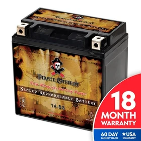 YTX14-BS ATV Battery for Honda 400cc TRX400 Rancher AT 2004-2006