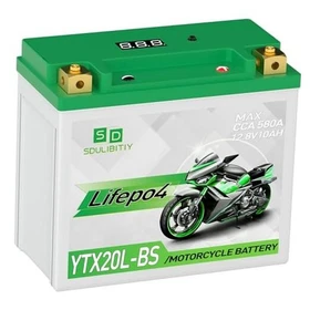 Lithium Motorcycle Battery LiFePO4 YTX20L-BS 12.8V 10Ah 580 YTX20L-12V 10AH Lithium Motorcycle Battery LiFePO4 YTX20L-BS 12.8V 10Ah 580 YTX20L-12V 10AH