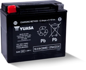 Yuasa YTX20 Maintenance Free AGM 12V Battery - YUAM42RBS Yuasa YTX20 Maintenance Free AGM 12V Battery - YUAM42RBS