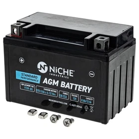 NICHE AGM Battery YTX9 for Polaris Outlaw Suzuki Honda Arctic Cat Kawasaki ATV