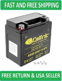 Caltric AGM Battery for Kawasaki Vulcan 900 Classic LT VN900 2006-23 / YTX12-BS Caltric AGM Battery for Kawasaki Vulcan 900 Classic LT VN900 2006-23 / YTX12-BS