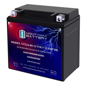 Mighty Max YTX14-BS Battery for Honda VT750C, CA, CD Shadow '98-'03 Mighty Max YTX14-BS Battery for Honda VT750C, CA, CD Shadow '98-'03