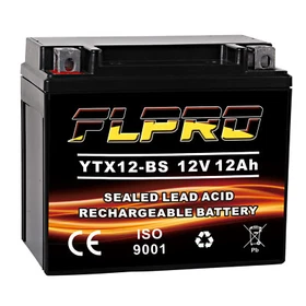 YTX12-BS Sealed AGM Battery for Aprilia RSV 1000 Mille SP/R Tuono 1000 R