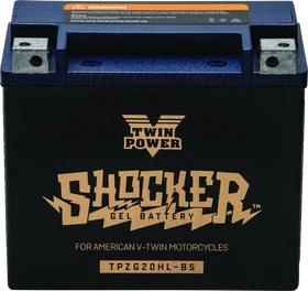 Twin Power 781234 YTX-20HL Shocker Gel Battery for Harley-Davidson 65989-97A