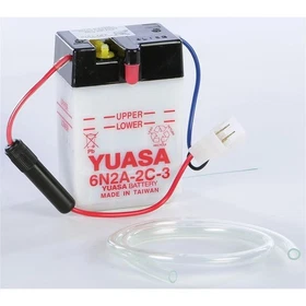 Yuasa Battery 6N2A-2C-3 Conventional electrolyte Sold Separately YUAM262C3 Yuasa Battery 6N2A-2C-3 Conventional electrolyte Sold Separately YUAM262C3