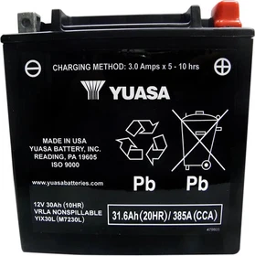 Yuasa H-P Fresh Pack AGM Battery YIX30L-BS Ranger XP 700 4x4 07-09 Yuasa H-P Fresh Pack AGM Battery YIX30L-BS Ranger XP 700 4x4 07-09