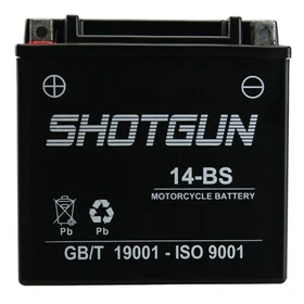 Shotgun YTX14-BS Replacement Battery for ATV YAMAHA YFM660R Raptor 660CC 2001 Shotgun YTX14-BS Replacement Battery for ATV YAMAHA YFM660R Raptor 660CC 2001