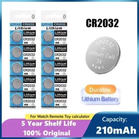 5-20x CR2032 3V Button Battery For Watch Toy Calculator Clock Car Key Coin Cells