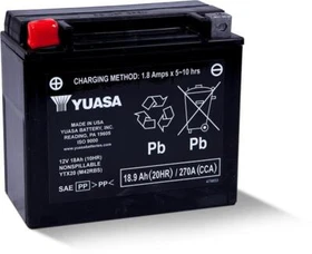 Yuasa YTX20 Maintenance Free AGM 12-Volt Battery