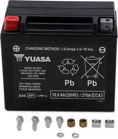 YUASA AGM Maintenance-Free Battery YUAM42RBS YUASA AGM Maintenance-Free Battery YUAM42RBS