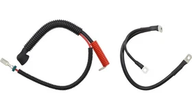 Drag Specialties Battery Cable Kit - Black - 2113-0797 Drag Specialties Battery Cable Kit - Black - 2113-0797