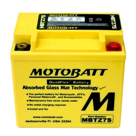 MotoBatt AGM Battery 2009-22 fits Yamaha YFM 90R Raptor 2011-13 YFM 125 Raptor