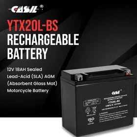 YTX20L-BS Motorcycle Battery for YAMAHA 1700CC Silverado 2004 - 2007 YTX20L-BS Motorcycle Battery for YAMAHA 1700CC Silverado 2004 - 2007