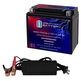Mighty Max YTX12-BS Replaces Suzuki VL800 Boulevard C50 T M50 01-24 +12V 2A Chgr Mighty Max YTX12-BS Replaces Suzuki VL800 Boulevard C50 T M50 01-24 +12V 2A Chgr