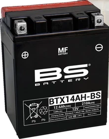BS Battery Maintenance Free Battery Polaris Arctic Cat Kawas BTX14AH-BS 300606