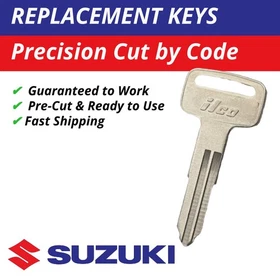 Suzuki Replacement Ignition Key Scooters Motorcycles ATVs Codes D59610-D69097 