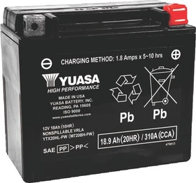 Yuasa Battery YUAM720BH-PW YSA Maintenance Free Battery