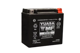 Yuasa YTX14L Maintenance Free AGM 12 Volt Battery Yuasa YTX14L Maintenance Free AGM 12 Volt Battery