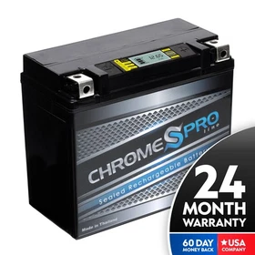 Chrome Pro Series YTX20HL-BS iGel Maintenance Free Jetski ATV Motorcycle Battery Chrome Pro Series YTX20HL-BS iGel Maintenance Free Jetski ATV Motorcycle Battery