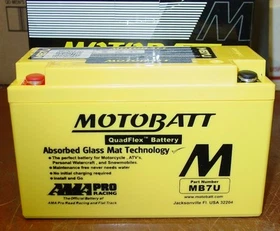 Motobatt 12V 100CCA Motorcycle AGM Battery Replaces YT7BBS YT7B4 MB7U Motobatt 12V 100CCA Motorcycle AGM Battery Replaces YT7BBS YT7B4 MB7U