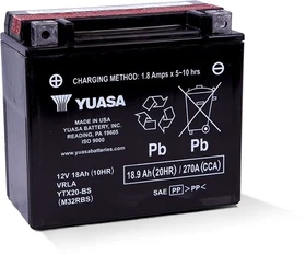 Yuasa Maintenance Free YTX20BS 12 Volt Battery For Arctic Cat ZR 6000 RR 2014-21 Yuasa Maintenance Free YTX20BS 12 Volt Battery For Arctic Cat ZR 6000 RR 2014-21