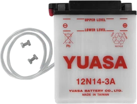 YUASA Battery Y12N14-3A Powersports Vehicles