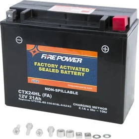 FP Sealed Factory Activated Battery YTX24HL-BS Kawasaki Invader 340 78-81 FP Sealed Factory Activated Battery YTX24HL-BS Kawasaki Invader 340 78-81