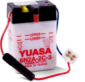 Yuasa Conventional 6N2A2C3 6 Volt Battery YUAM262C3 Yuasa Conventional 6N2A2C3 6 Volt Battery YUAM262C3