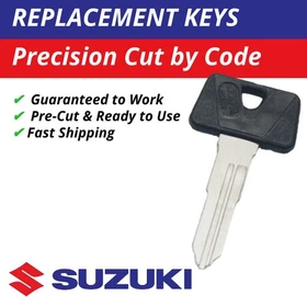 Suzuki Ignition Replacement Key Motorcycles ATVs Scooters Codes D59610-D69097 