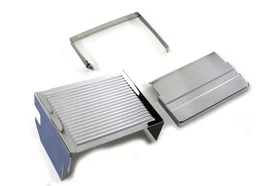 V-Twin 42-0546 Chrome Ribbed Battery Cover Kit