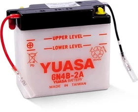YUASA BATTERY CONVENTIONAL 6N4B-2A 6 VOLT BATTERY YUAM26B4B YUASA BATTERY CONVENTIONAL 6N4B-2A 6 VOLT BATTERY YUAM26B4B