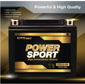 YTX12-BS 12V 12AH Battery for Honda ATC125M 1986-1987