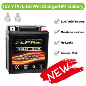 6Ah 12V YTX7L-BS Battery for Suzuki TU250X/ Yamaha XT225 Serow/YZF-R3 6Ah 12V YTX7L-BS Battery for Suzuki TU250X/ Yamaha XT225 Serow/YZF-R3