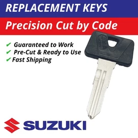 Suzuki Ignition Replacement Key Motorcycles ATVs Scooters Codes E59610-E69097 