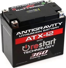 ANTIGRAVITY BATTERIES Lithium Battery 12V/360CCA/12Ah BMS/RE-START AG-ATX12-RS