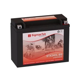 STX24HL-BS Battery for Yamaha 700CC XV700 Virago (1984 1985 1986 1987) SigmasTek