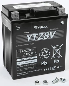 Yuasa High-Perf. Maint. Free Batteries for Street YUAM728ZV