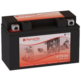 SigmasTek ST7B-BS SLA AGM 110CCA Replacement Battery Compatible w/ Motobatt MB7U