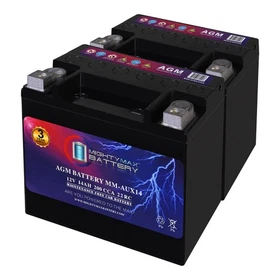 Mighty Max MM-AUX14 12V, 14Ah, 22RC, 200 CCA Battery Replaces BMW M5 12 - 2 Pack Mighty Max MM-AUX14 12V, 14Ah, 22RC, 200 CCA Battery Replaces BMW M5 12 - 2 Pack