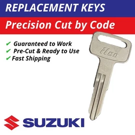Suzuki Replacement Ignition Key Scooters Motorcycles ATVs Codes C59610-C69097 