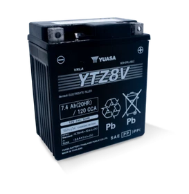 Yuasa YTZ8V Maintenance Free AGM For 12-Volt Battery Yuasa YTZ8V Maintenance Free AGM For 12-Volt Battery