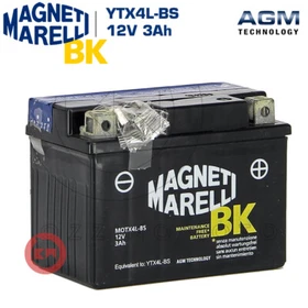 MAGNTI MARELLI YTX4L-BS 12V 3Ah BATTERY for Suzuki UX Zillion 50 2002 2003 MAGNTI MARELLI YTX4L-BS 12V 3Ah BATTERY for Suzuki UX Zillion 50 2002 2003