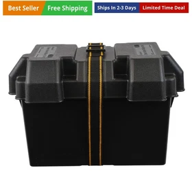 9067-1 Vented Battery Box with Mounting Strap, Fits Group 27 Series Batteries...