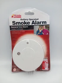 KIDDE Battery Operated Smoke Alarm Model# i9030 New W/9 Volt Battery #3218