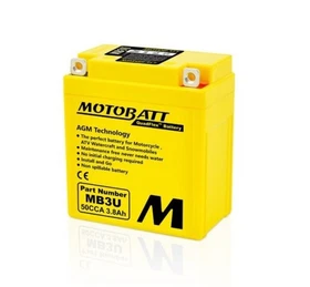 For Motobatt MB3U Motorcycle Battery