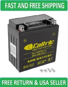 New Caltric AGM Battery for Honda Pioneer 700 SXS700M 2014-2024 / 12V 12Ah New Caltric AGM Battery for Honda Pioneer 700 SXS700M 2014-2024 / 12V 12Ah