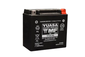 Yuasa YTX14L Maintenance Fits Free AGM 12 Volt Battery