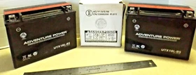 TWO NEW OLD STOCK ADVENTURE POWER UTX18L-BS BATTERIES UNUSED