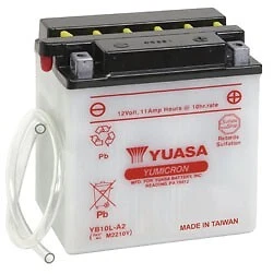 Yuasa YB10L-A2 Conventional 12-Volt Battery For 1982-1988 Suzuki GN250 Yuasa YB10L-A2 Conventional 12-Volt Battery For 1982-1988 Suzuki GN250